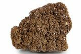 Glittering Red-Brown Vanadinite Crystals on Barite - Morocco #349426-1